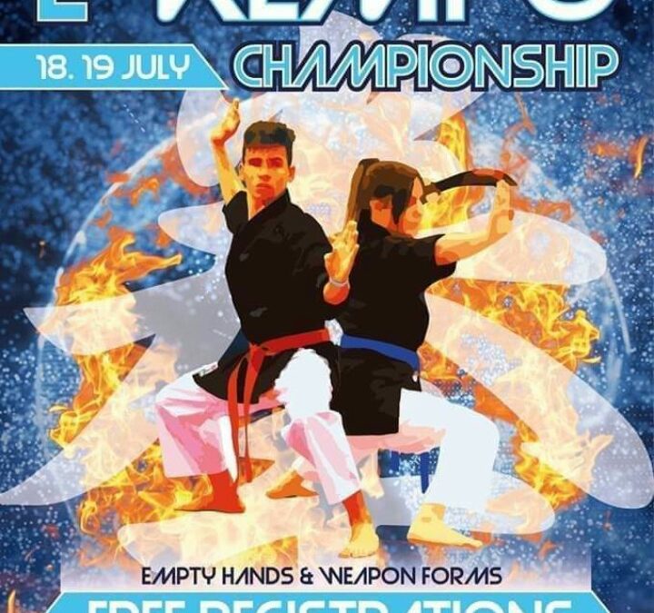 Primer campeonato internacional de Kenpo IKF ON-LINE los días 18 y 19 de julio