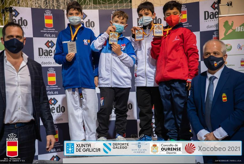 Medallas para Aragón en el campeonato de España de Karate en categoría infantil
