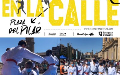 El Karate protagonista en la Plaza del Pilar de Zaragoza