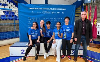 Lara Macía Giménez campeona del campeonato de España Universitario de Karate